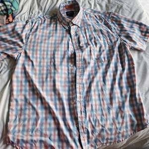 Plaid Button-down Tshirt